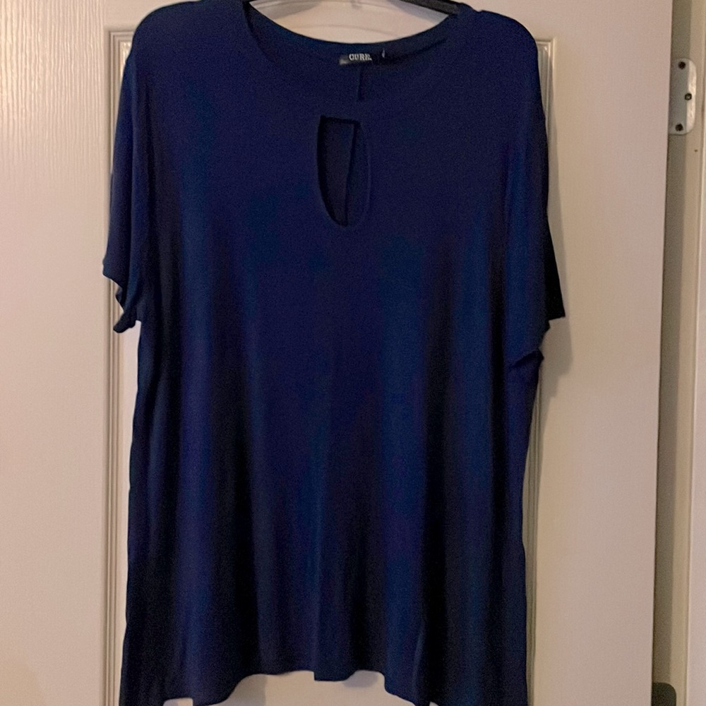 Cure. Navy Colored Blouse size 2X